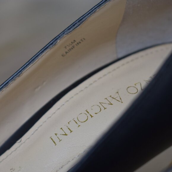 Enzo Angiolini 'Infiniti'  Gold Stiletto Heel Pump - Picture 11 of 12